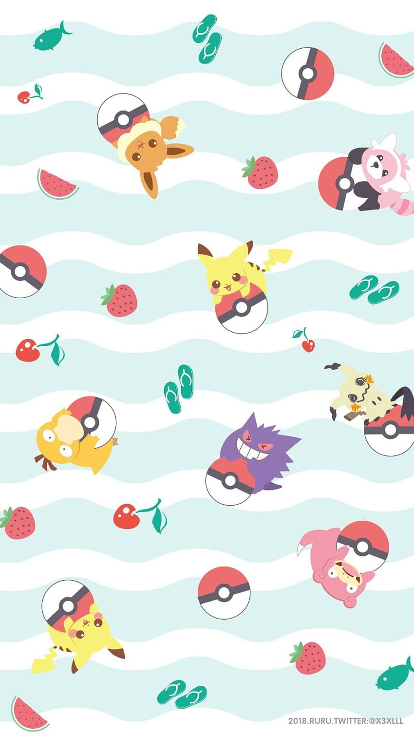 Brittnie on ♡, cute pokemon kawaii HD phone wallpaper