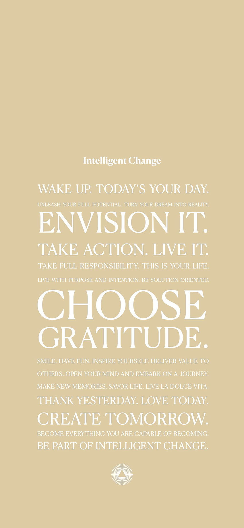 Choose Gratitude Phone – Intelligent Change HD phone wallpaper