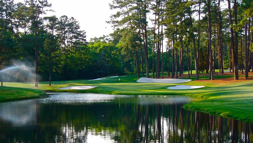 O Augusta National Golf Course, clube de golfe nacional de augusta papel de parede HD