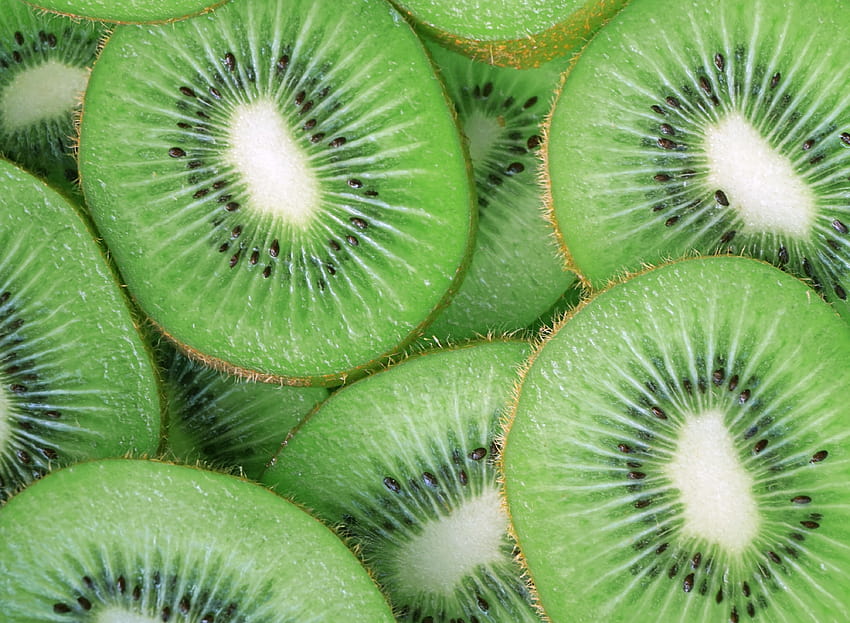 Green Kiwi Fruit HD wallpaper