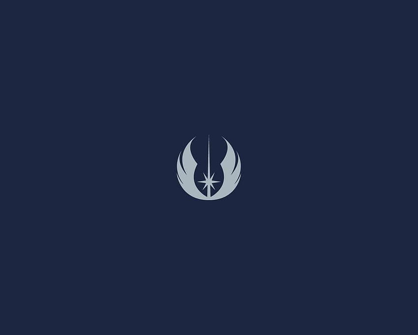 Minimalist Star Wars : Jedi Emblem by diros, 스타워즈 미니멀리스트 HD 월페이퍼