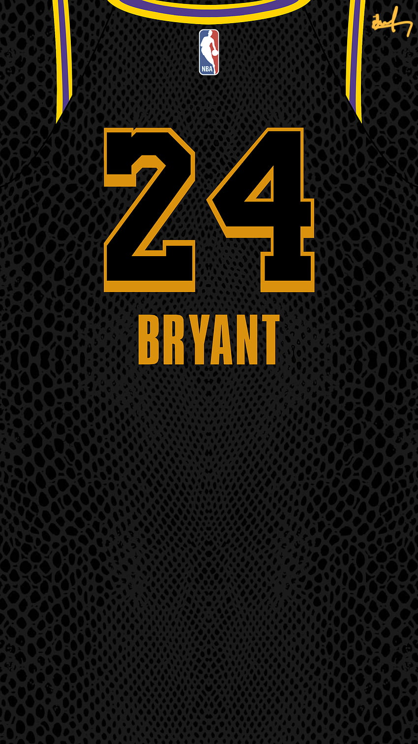 Kobe-Bryant-Trikot HD-Handy-Hintergrundbild