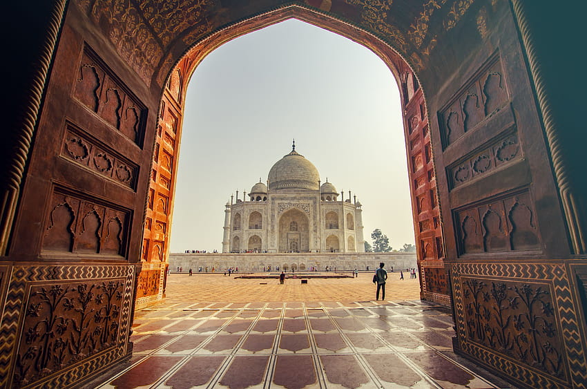 75 Taj Mahal [Voyage panoramique], pixiz Fond d'écran HD