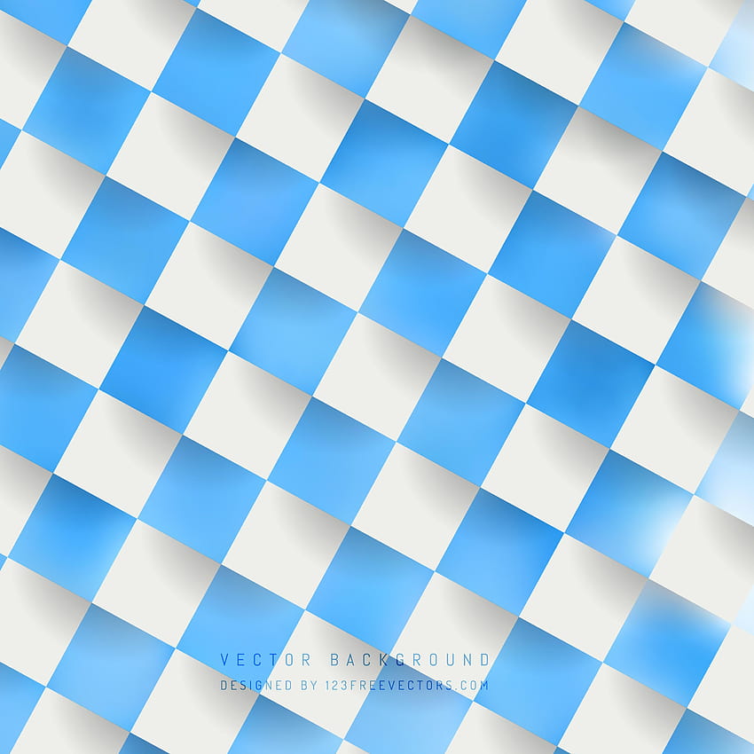 Background Xadrez Quadriculado Azul Branco Fundo [download] - Designi