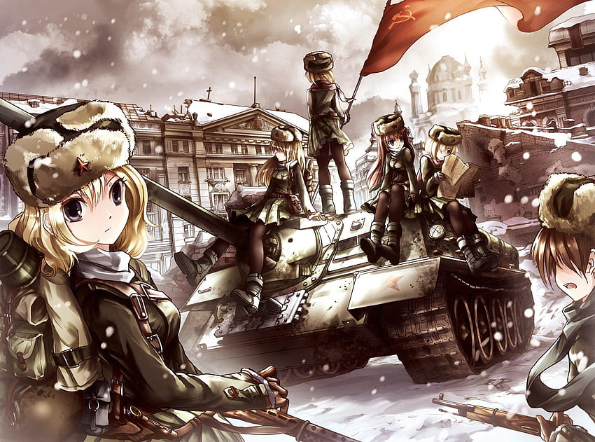 T-34-85 The T-34 Tank Anime, Tank transparent background PNG clipart |  HiClipart