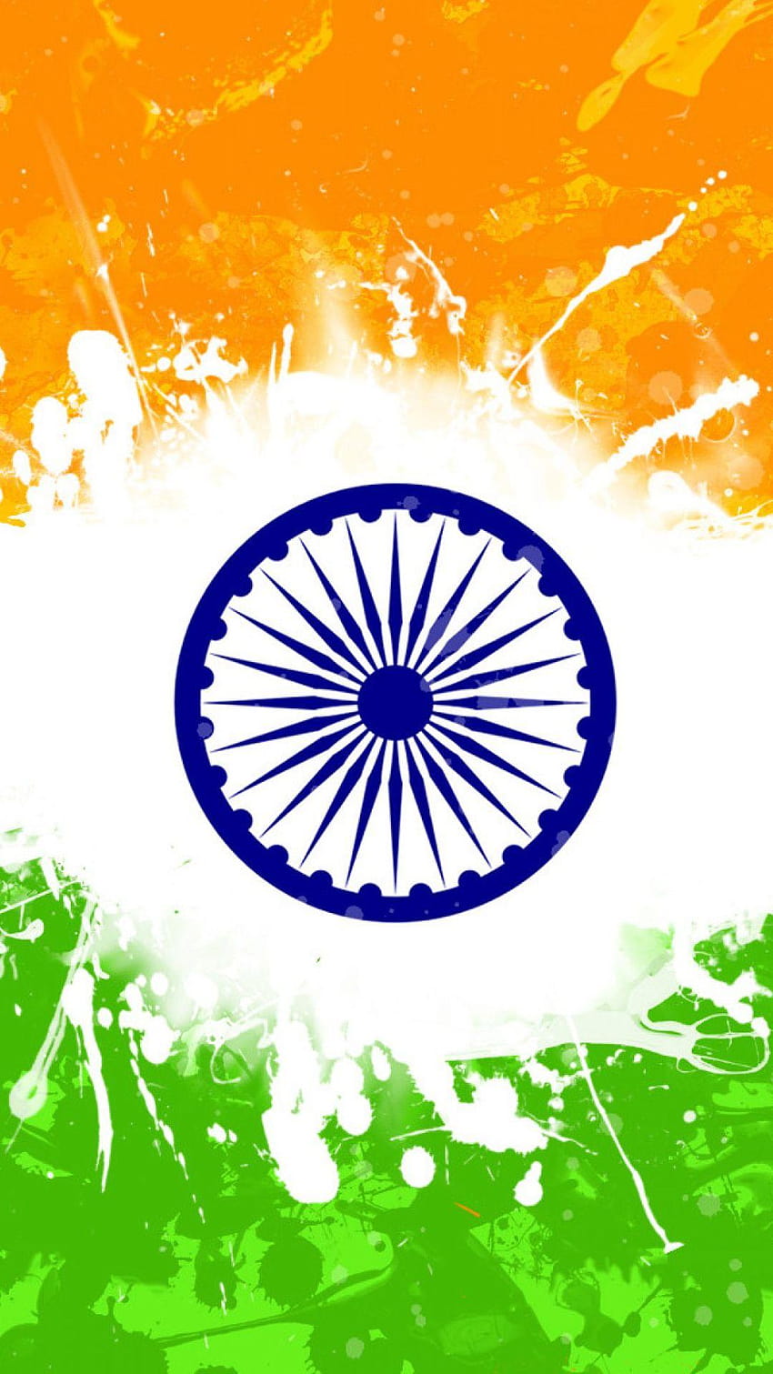 India Flag for Mobile Phone 06 of 17 – Artistic Tiranga, indian national flag 3d HD phone wallpaper