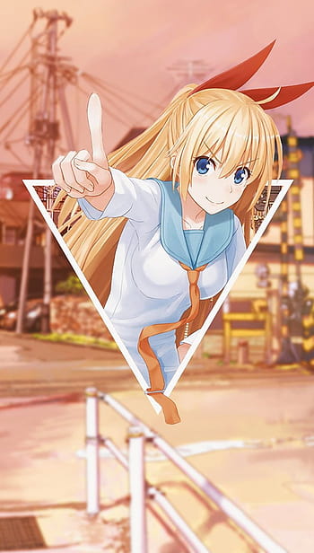 My new Chitoge phone wallpaper : r/Nisekoi