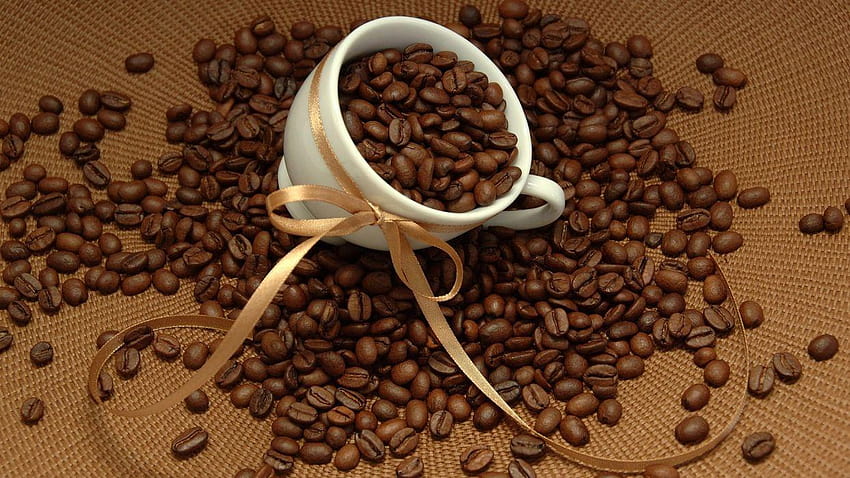 Турско кафе подарък зърна чаша настроение HD тапет