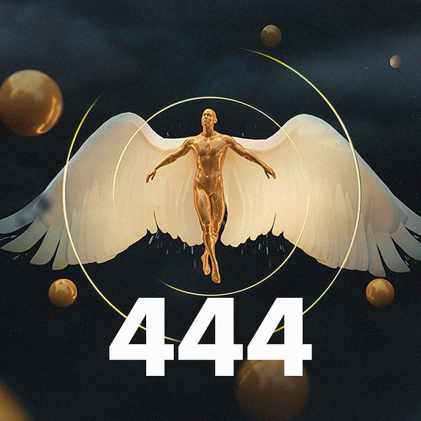 444 Número de ángel fondo de pantalla del teléfono