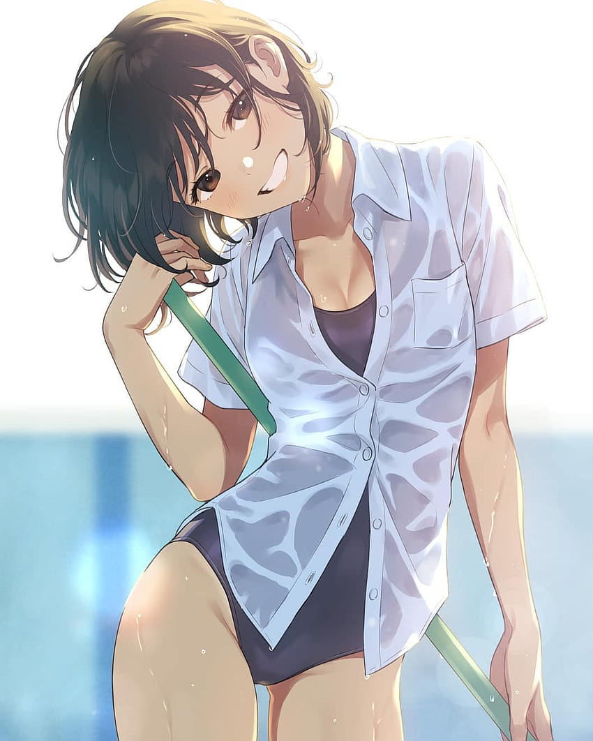Lewd gepostet von Christopher Tremblay, unzüchtiges Anime-Mädchen HD-Handy-Hintergrundbild