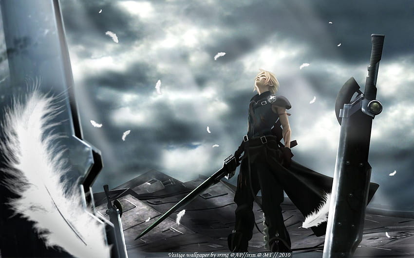 Final Fantasy VII: Adventskinder, Cloud Strife Adventskinder HD-Hintergrundbild