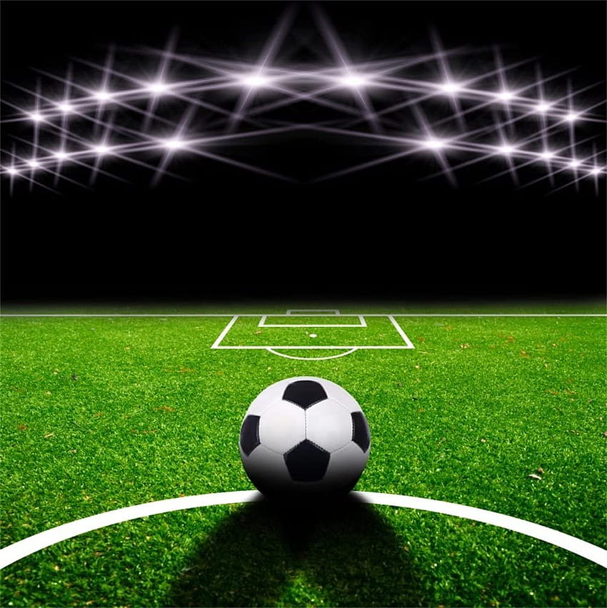 at the lowest price : AOFOTO 10x10ft Soccer Field Backgrounds Football Pitch Goal Ball Game Stadium Spotlight graphy Backdrop Sports Court Club Health Player School Match Studio Props Kid Boy Portrait, football court HD phone wallpaper