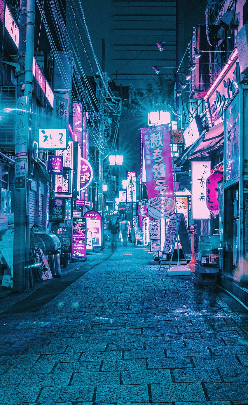 New Cyberpunk Effect, anime cyberpunk street HD phone wallpaper | Pxfuel