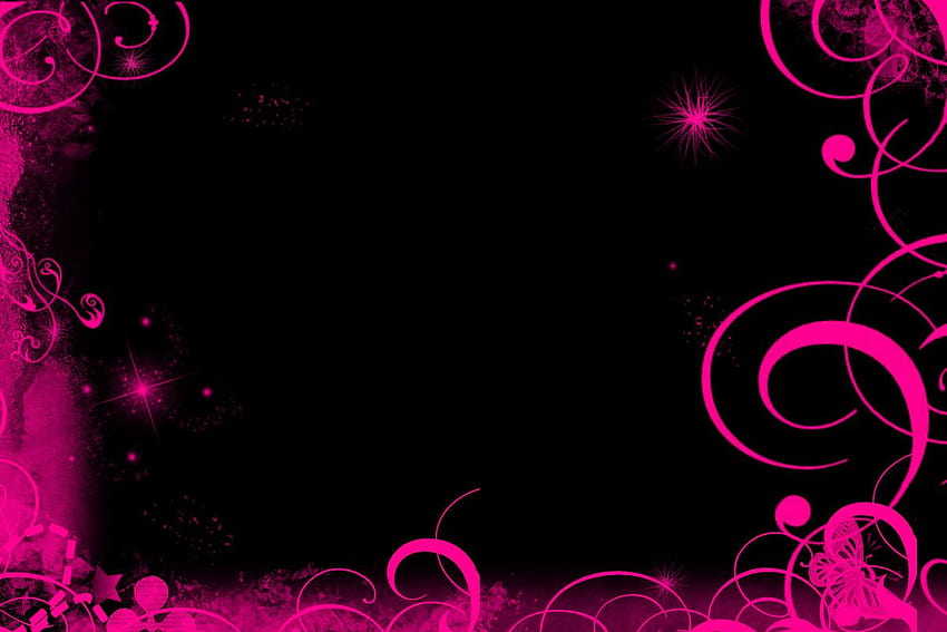 4 Pink and Black, pink and black computer HD wallpaper