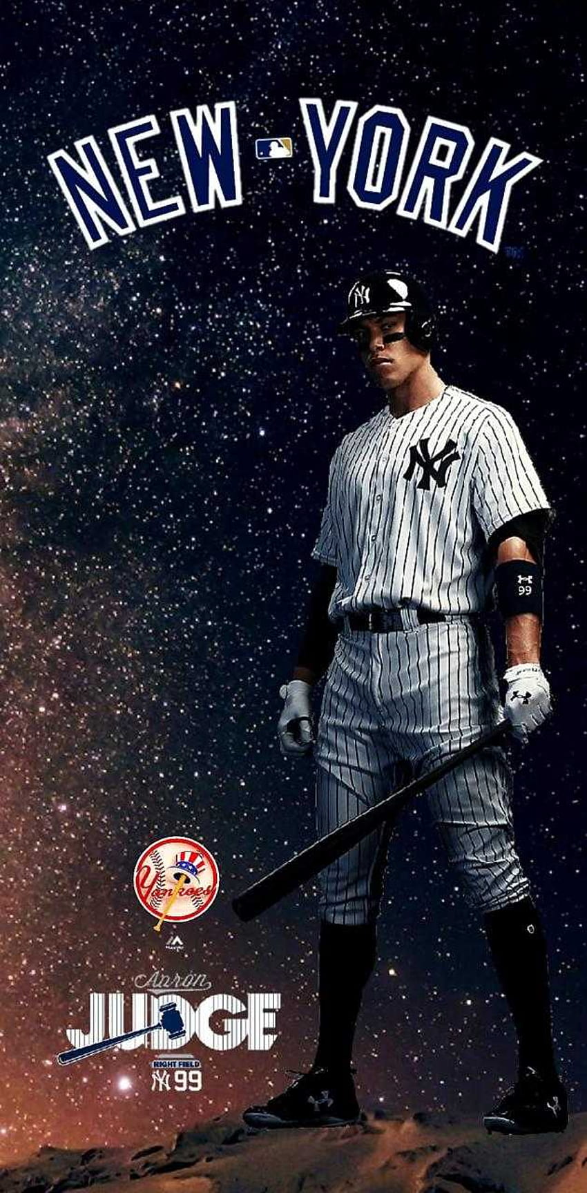 Jordan Santalucia on X: Aaron judge New York Yankees wallpaper   / X