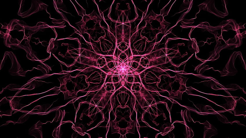 Bentuk Pink listrik Abstrak , Latar Belakang Wallpaper HD