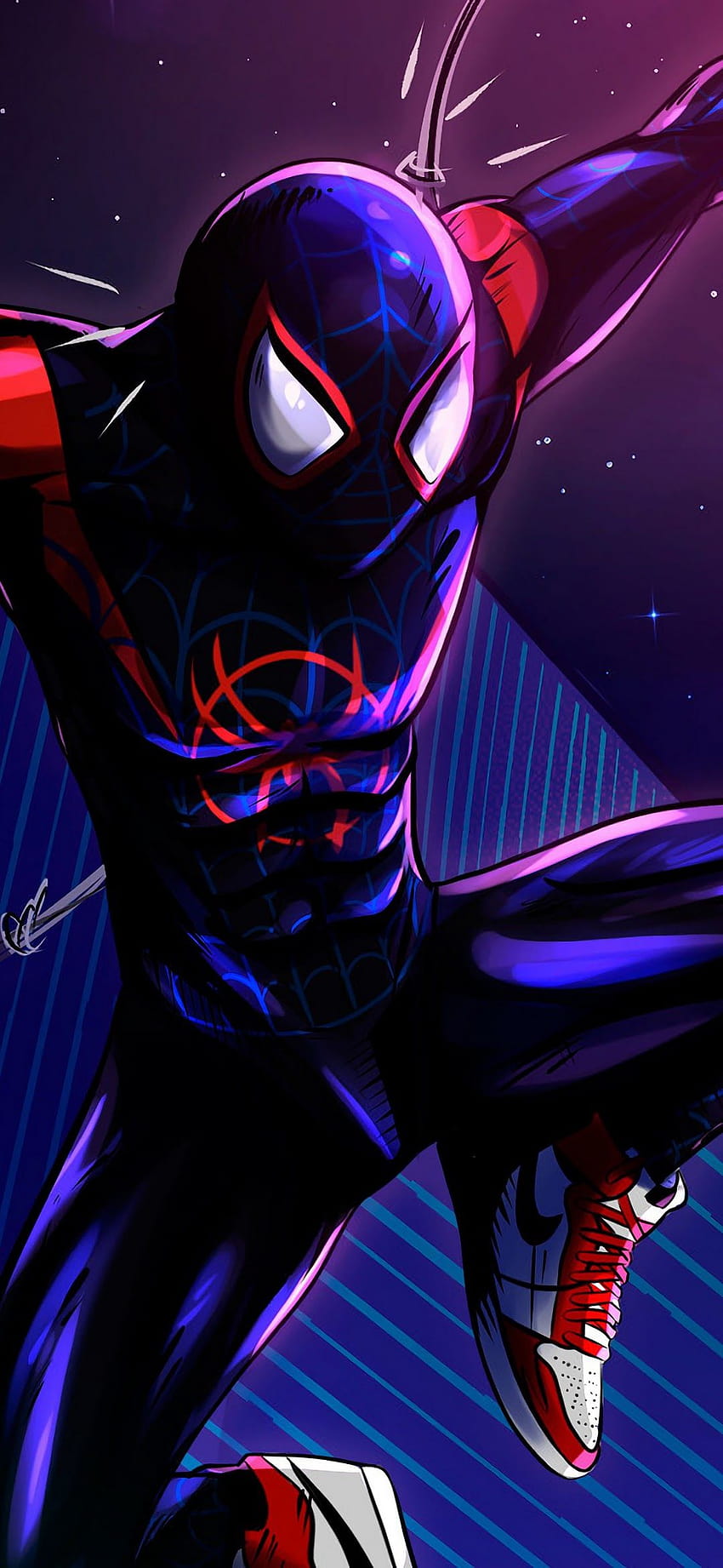 Miles Morales Spider, spider man 3 mobile android HD phone wallpaper