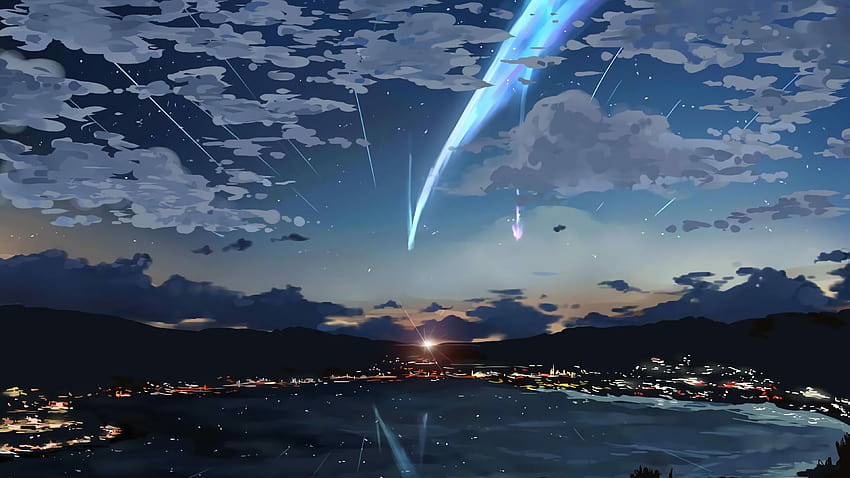 3840x2160 Anime Sky, Arrière-plans, anime de l'eau du ciel Fond d'écran HD