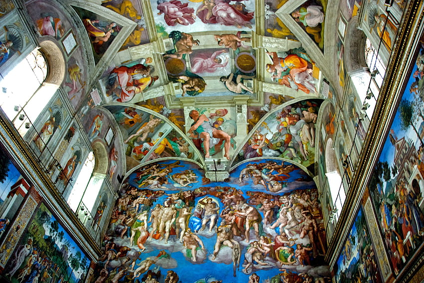 Sixtinische Kapelle in der Vatikanstadt 11 HD-Hintergrundbild