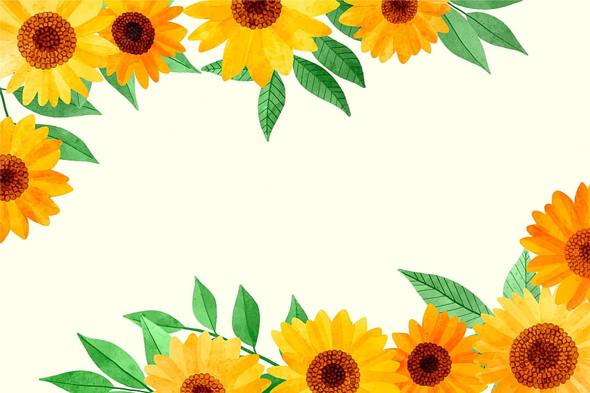 Sunflower Vectors & Illustrations for, sunflower cartoon HD wallpaper |  Pxfuel