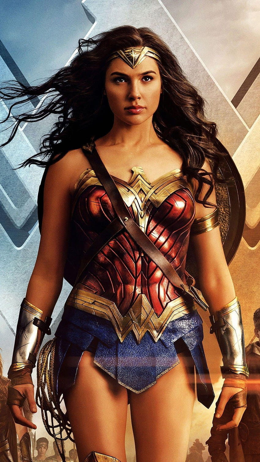 Wonder Woman Gal Gadot, oryginalna Wonder Woman Tapeta na telefon HD