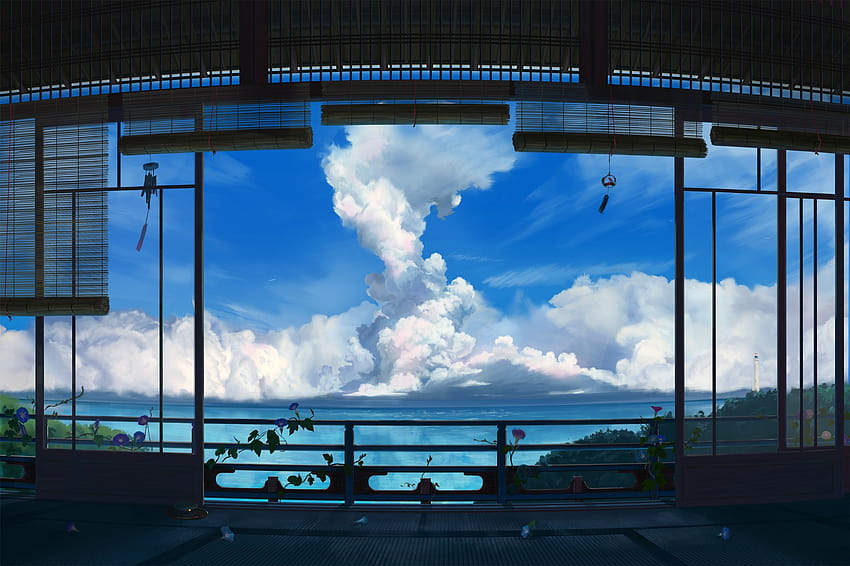 3 Japanese Anime Scenery, anime nature summer HD wallpaper | Pxfuel