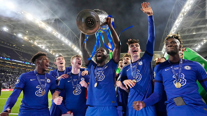 チェルシーがマンチェスター・シティを破ってチャンピオンズリーグのタイトルを獲得、チェルシー UEFA チャンピオンズリーグ チャンピオンズ 2021 高画質の壁紙