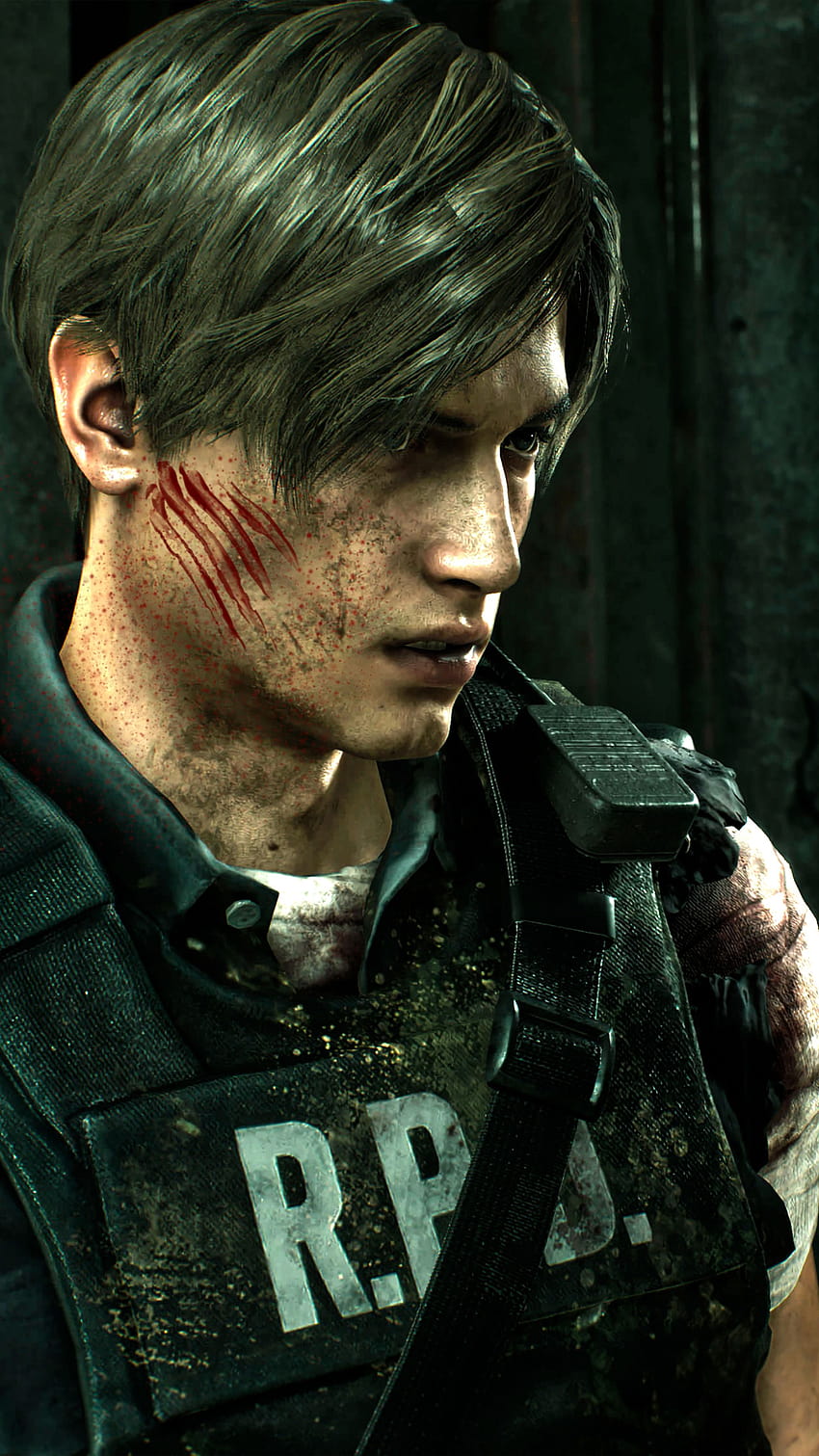 Leon S. Kennedy RPD Resident Evil 2 Ultra Mobile, resident evil android HD тапет за телефон