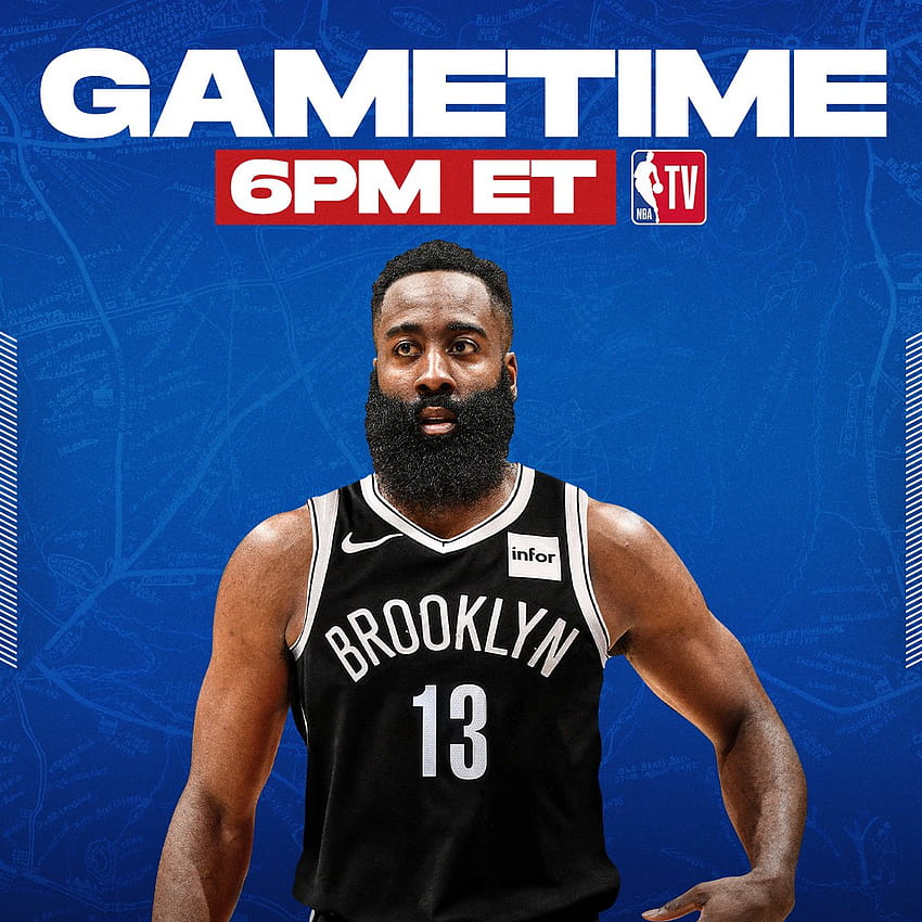 James Harden Brooklyn Nets HD-Handy-Hintergrundbild