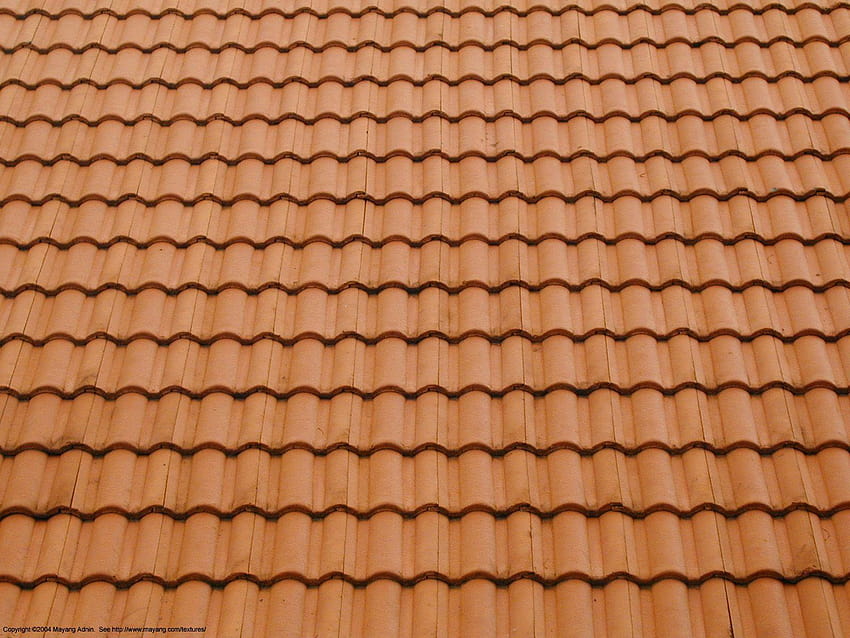 Telhado de telha divertida para casa de alta resolução papel de parede HD