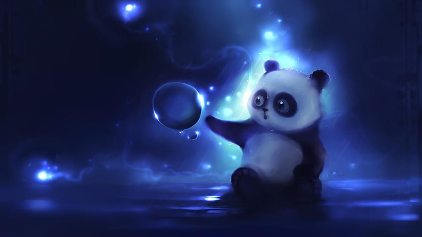 4 Moving Panda, panda pc HD wallpaper