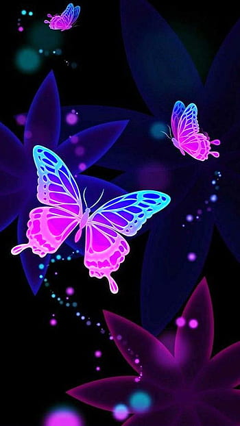 purple and black butterfly wallpapers