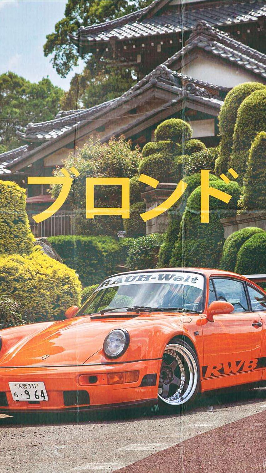 Coche estético japonés, coches estéticos japón. fondo de pantalla del teléfono