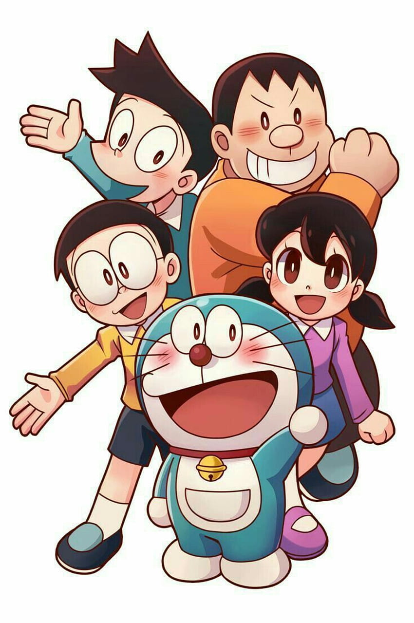 40 Doraemon team ideas, giyan HD phone wallpaper