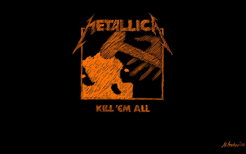 Metallica mátalos a todos fondo de pantalla