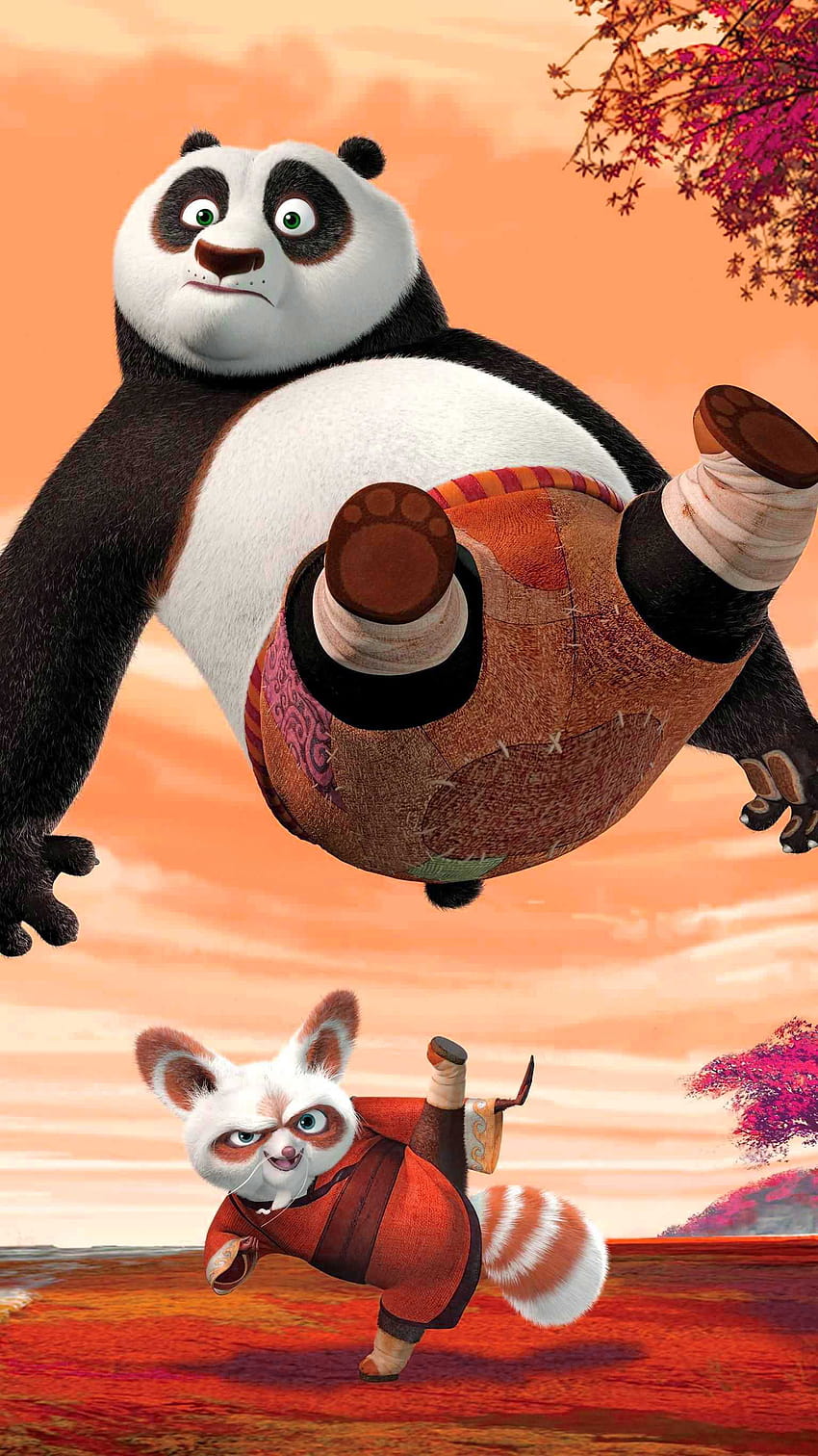 Imagem de fundo para celular Desenho Animado, Kung Fu Panda, Desenhos  Animados