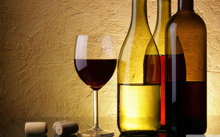 Wine Bottles And Glasses ❤ for • Tablet HD wallpaper