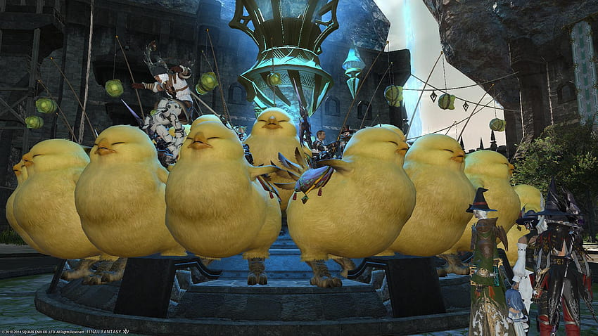 FINAL FANTASY XIV: Fat Chocobo ''Hypnotize'' *Teledysk*, Final Fantasy Chocobo Tapeta HD