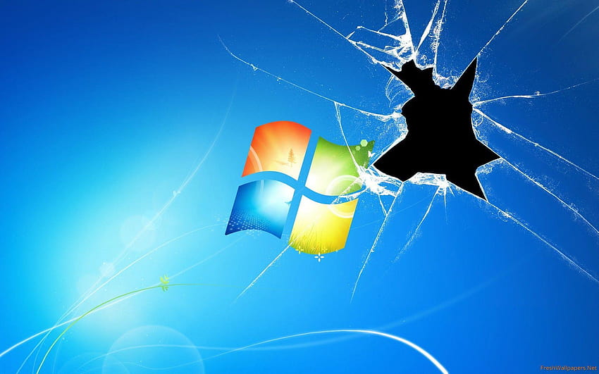 Windows 7 crack HD wallpaper