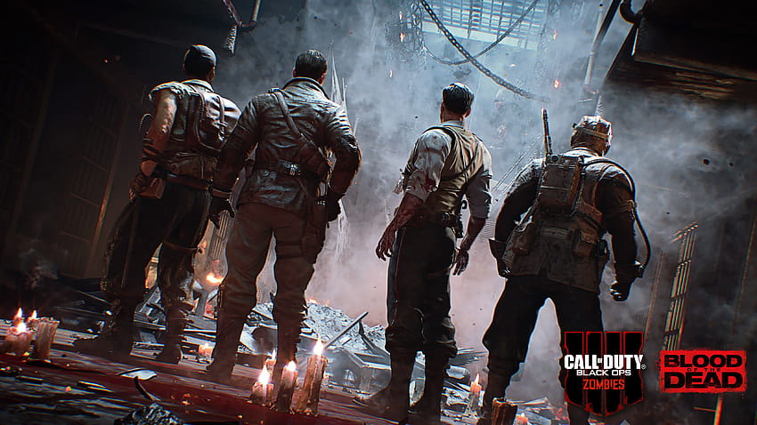 Call Of Duty Black Ops 4 Zombiler Ölülerin Kanı, morina zombileri HD duvar kağıdı