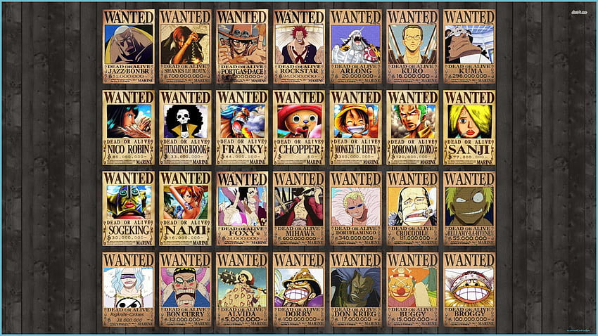 Wanted Poster One Piece, nami wants poster HD тапет