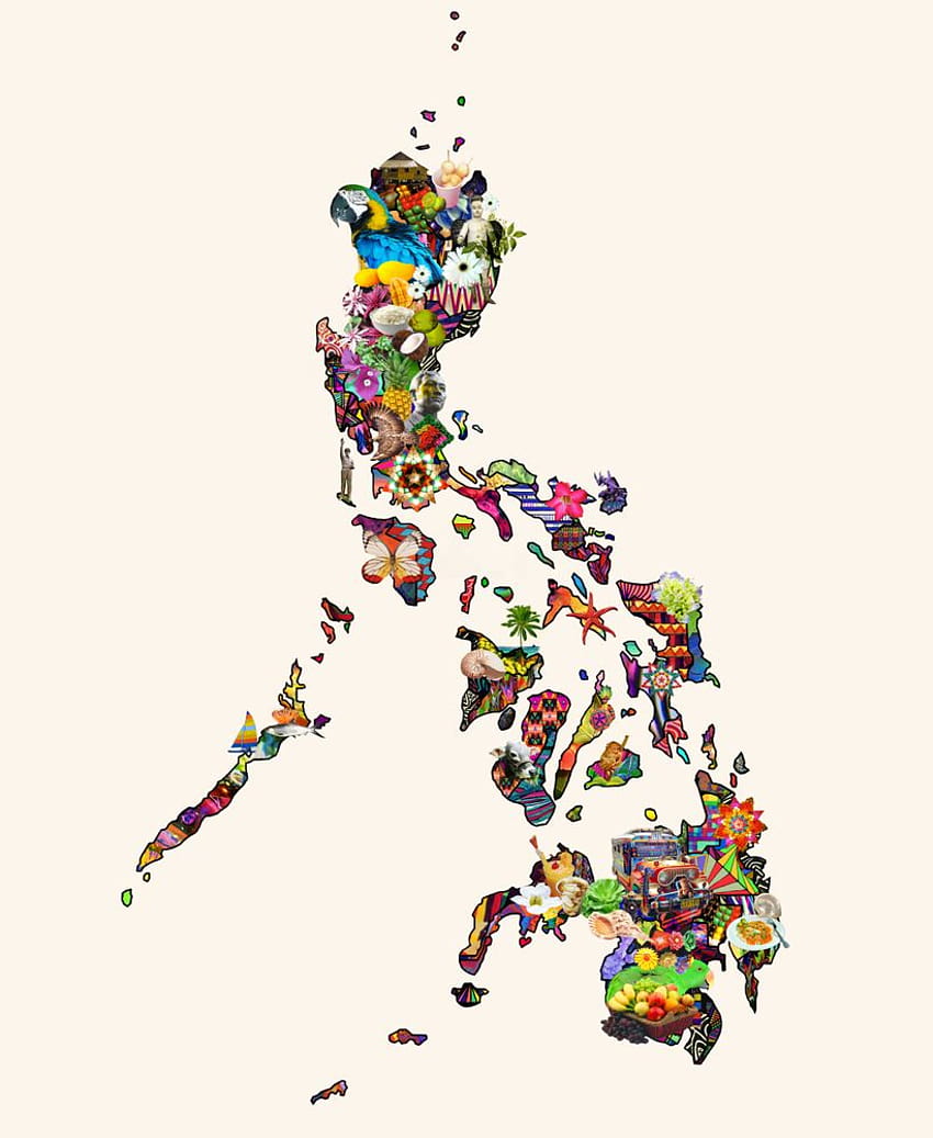 Joanna Rubi na bandeira filipina, mapa filipino Papel de parede de celular HD