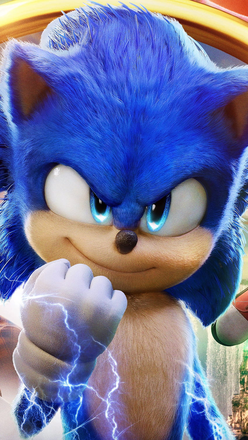 ยนตร์ Sonic The Hedgehog 2 โซนิค 2022 วอลล์เปเปอร์โทรศัพท์ HD