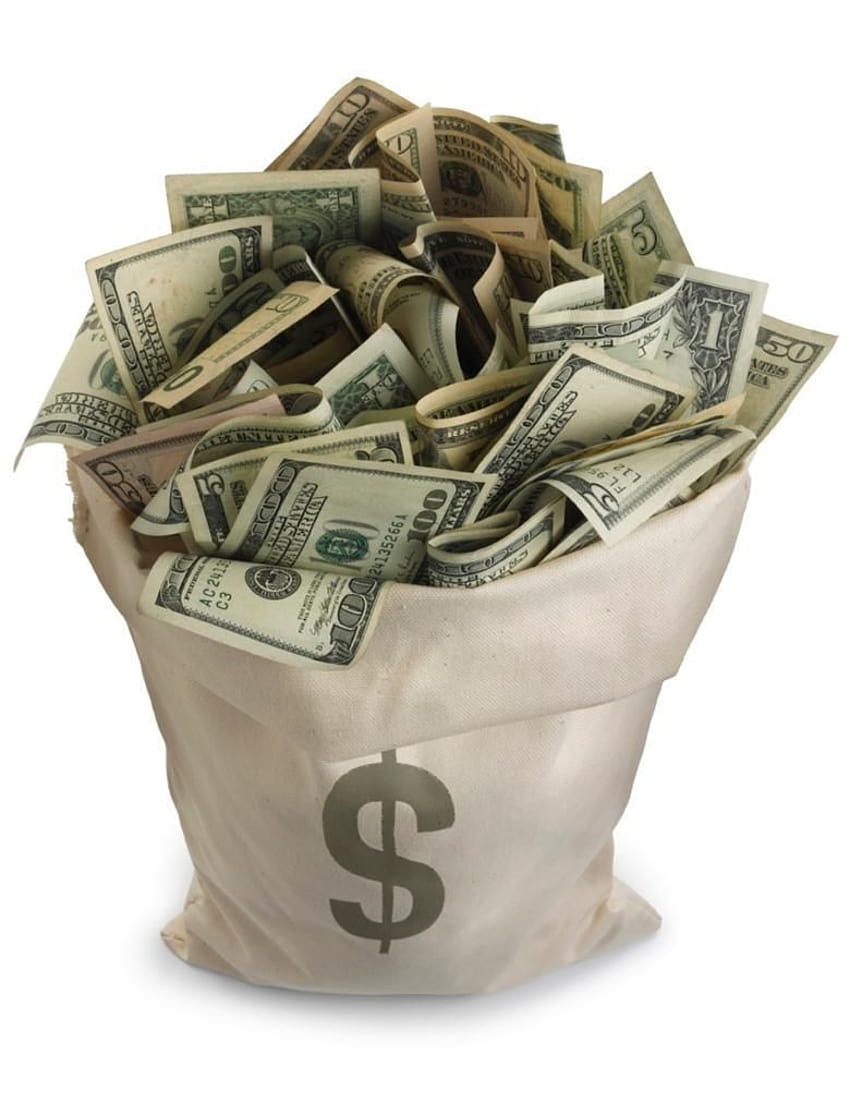 BAG OF MONEY POSTER GLOSSY mata uang dolar tagihan dekorasi kaya $ 418, kantong uang wallpaper ponsel HD