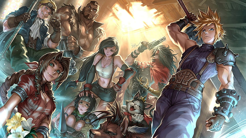 Final Fantasy 7 Remake Karakterleri, fantastik karakterler HD duvar kağıdı