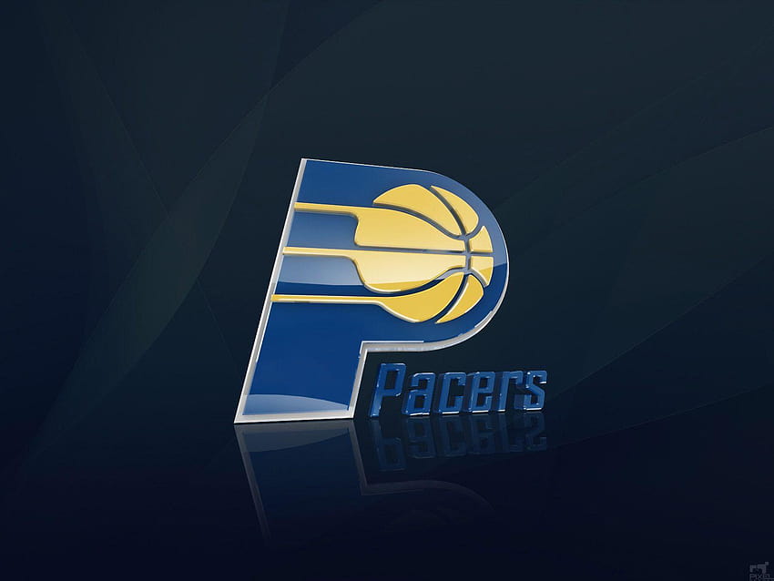 Indiana Pacers 3D Logo HD wallpaper