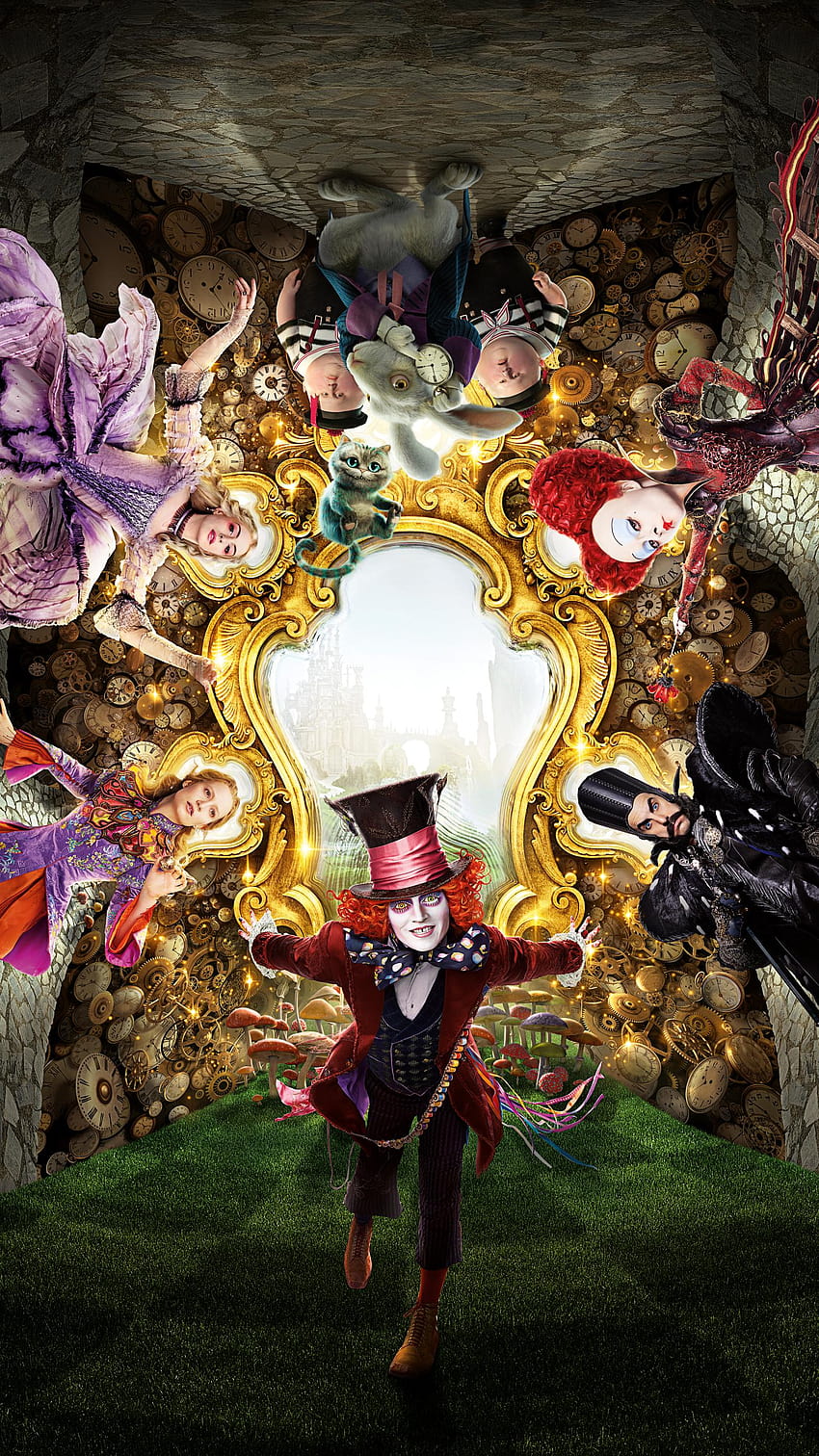 Alice Through the Looking Glass, alice in wonderland phone HD phone wallpaper