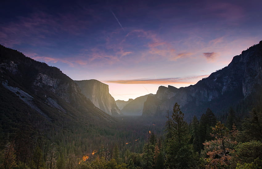 Yosemite Valley, Yosemite National Park, Sierra Nevada, Nature, yosemite valley morning fog HD wallpaper