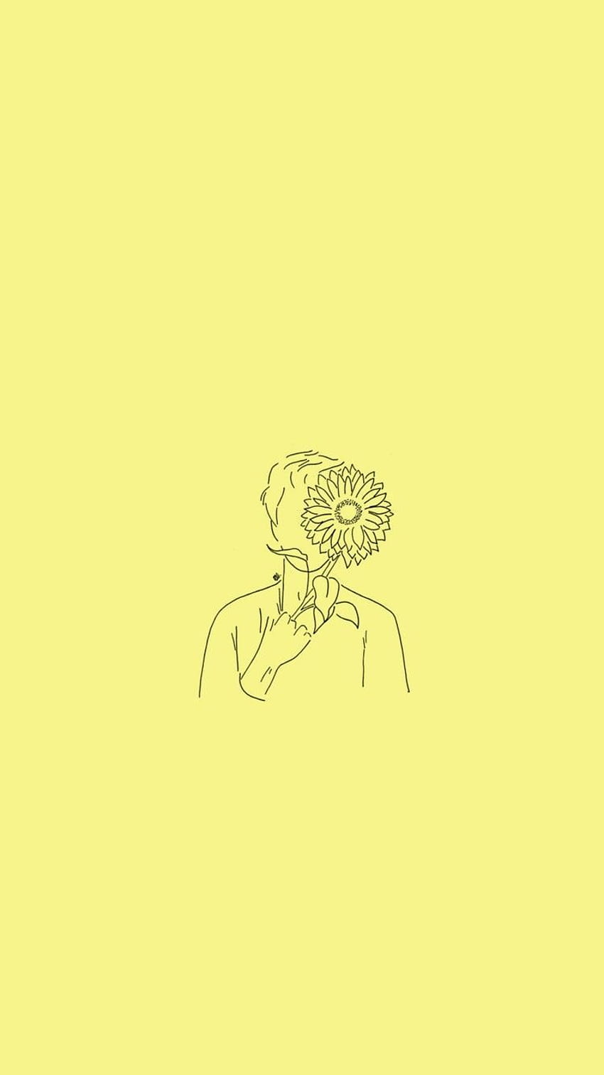 Yellow Love Aesthetic posted by Samantha Cunningham, bts yellow HD phone wallpaper
