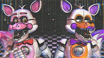 Lolbit X Fredbear por AsktheMangles.deviantart no @DeviantArt papel de  parede HD